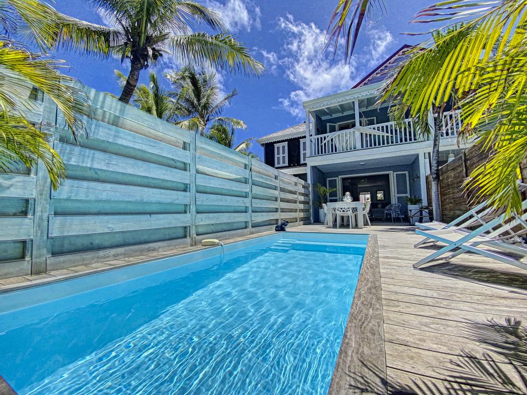 A louer villa 2 chambres Orientale Saint Martin-piscine-2